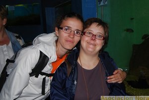 Bea con Raquel