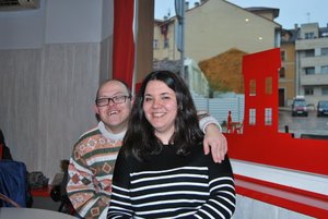 Lidia con Andrés