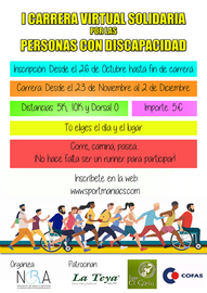 I CARRERA VIRTUAL A FAVOR DE LAS PERSONAS CON DISCAPACIDAD