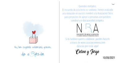 Tarjeta personalizada