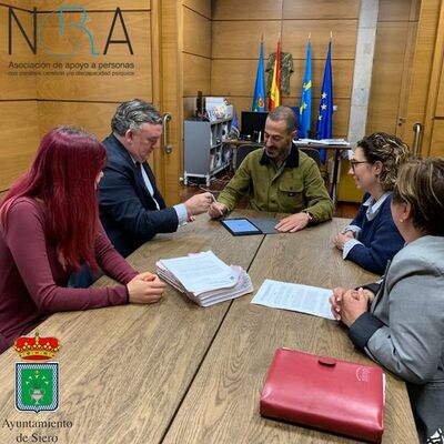 Renovación del convenio con el Ayuntamiento de Siero
